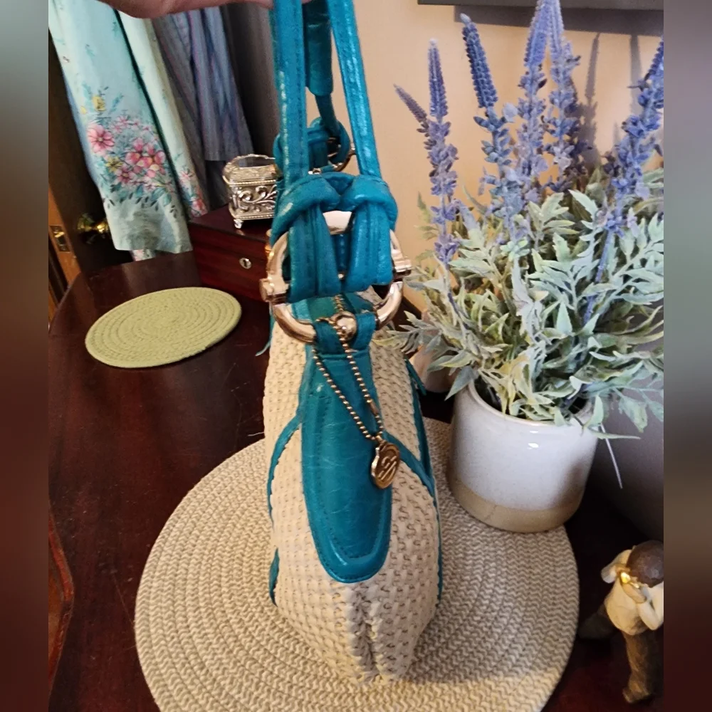 Big Buddha® Woven Hobo Shoulder Bag